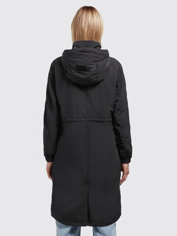 khujo Ανοιξιάτικο και φθινοπωρινό παλτό 'Voya4' σε μαύρο