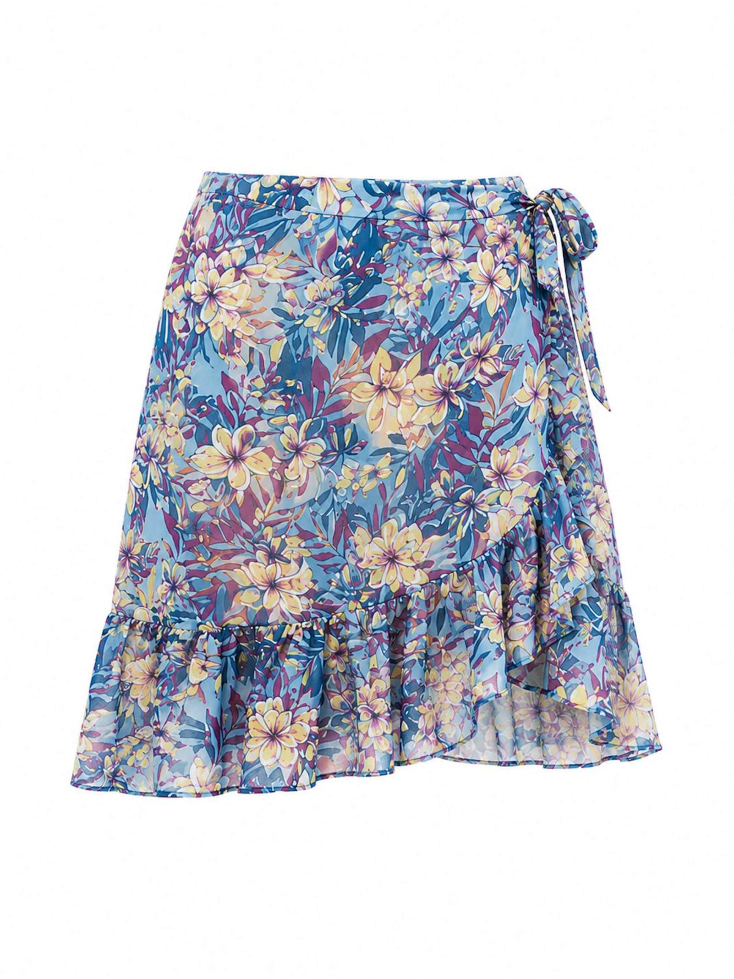 Gonna 'Priya mini skirt' di Hobo Sapiens in blu: frontale