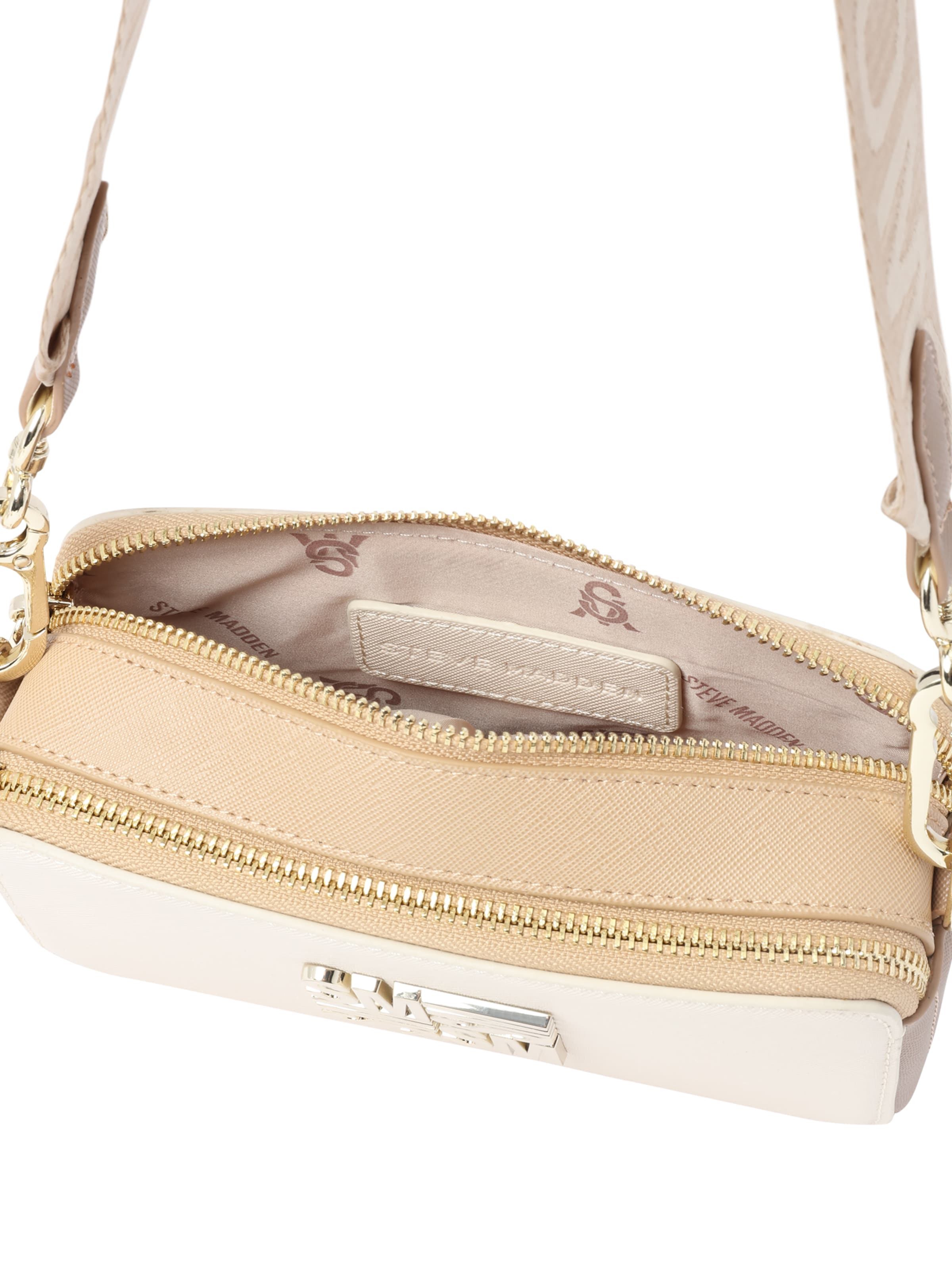 bēšs STEVE MADDEN Pleca soma 'Brisa'