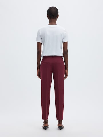SELECTED Tapered Hose 'SLFRITA-RIA' in Rot