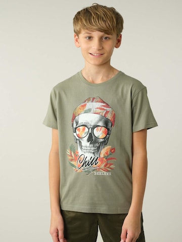 T-Shirt 'Jek' Deeluxe en vert : devant