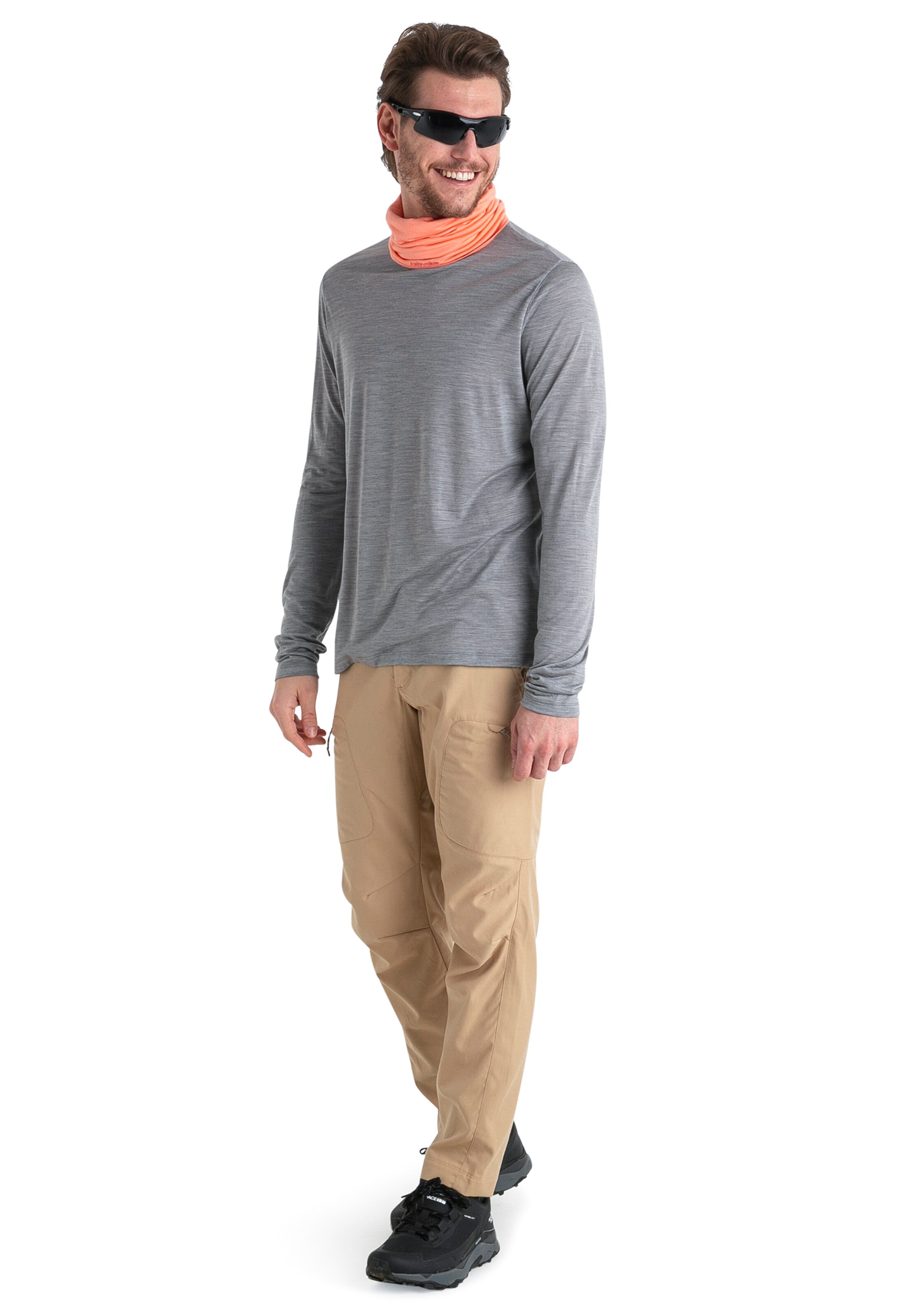 ICEBREAKER Λειτουργικό μπλουζάκι 'Sphere III' σε γκρι