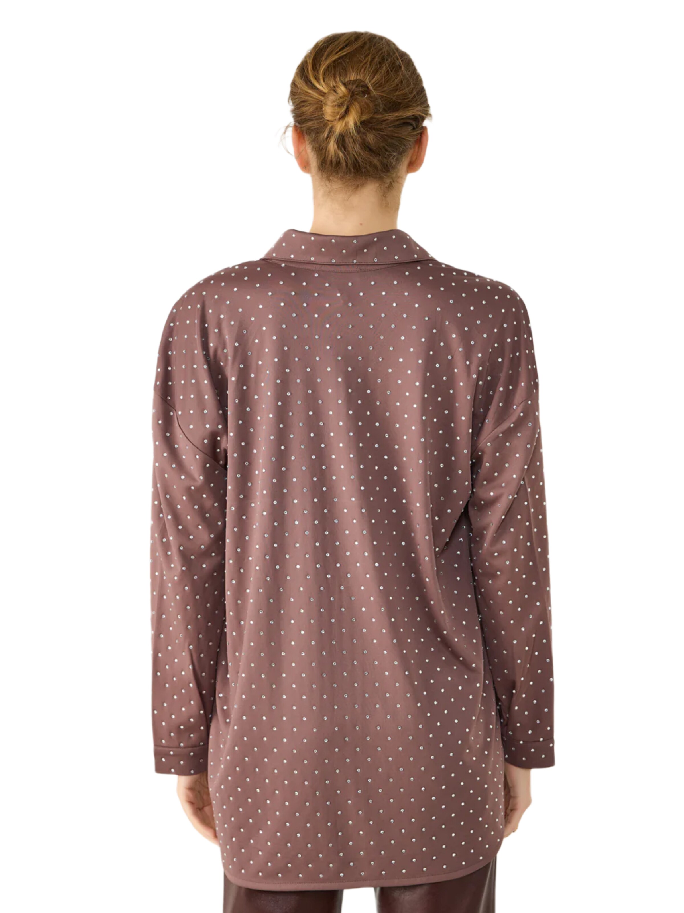 No Matter What Blouse in Brown