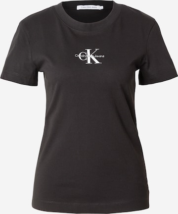 Calvin Klein Jeans T-shirt i svart: framsida