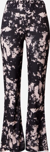 Nasty Gal Pantalon 'Tie Dye' en rose pastel / noir, Vue avec produit