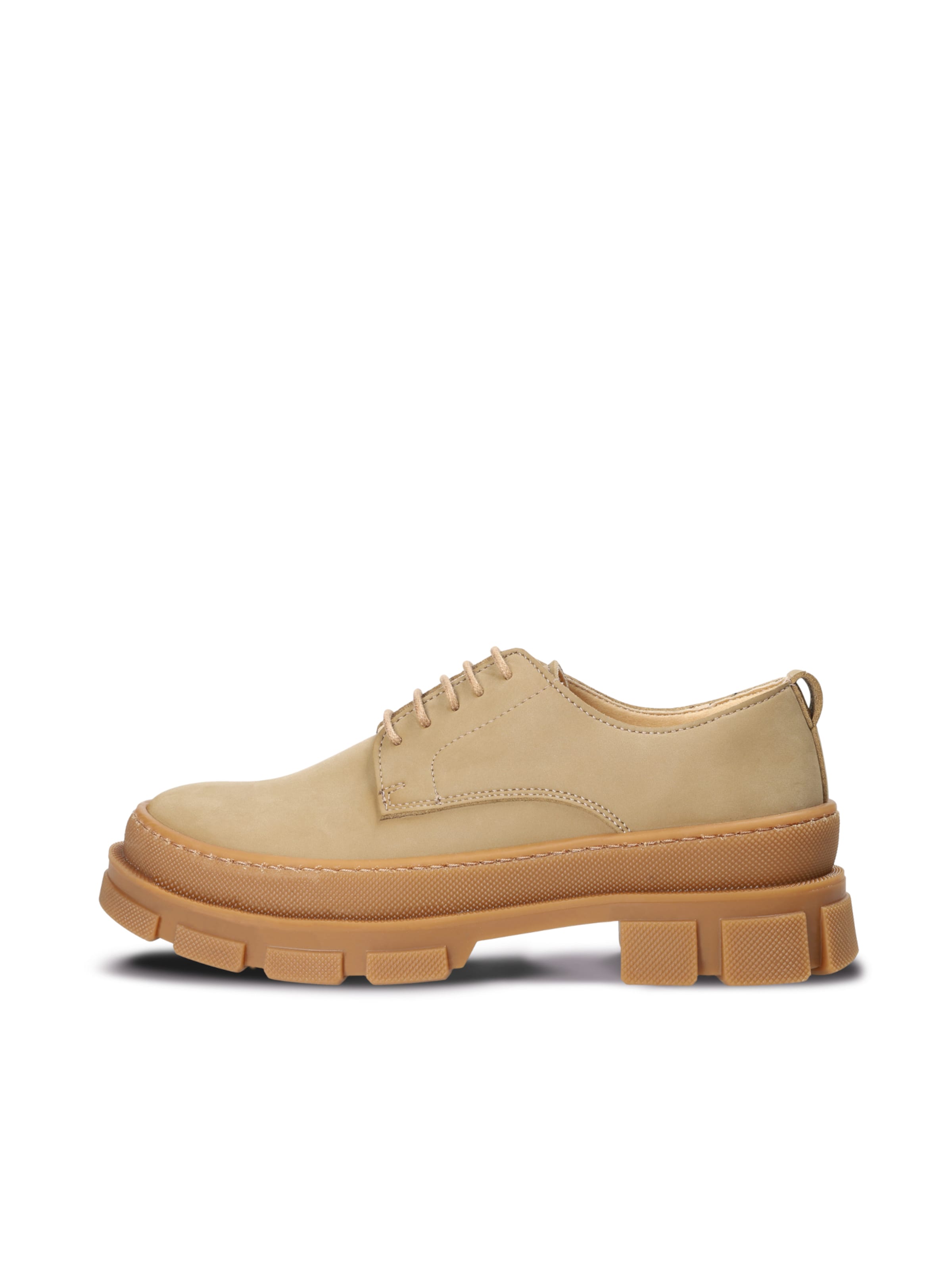 nae Vegan Shoes Lace-up shoe 'Arum' in Beige: front