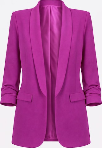 Worldclassca Blazer 'Damen Blazer 3/4 Arm mit Raffung' in Lila: Vorderseite