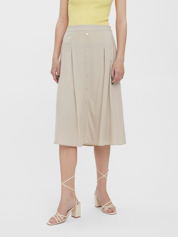 VERO MODA Rok 'JESMILO' in Beige: voorkant