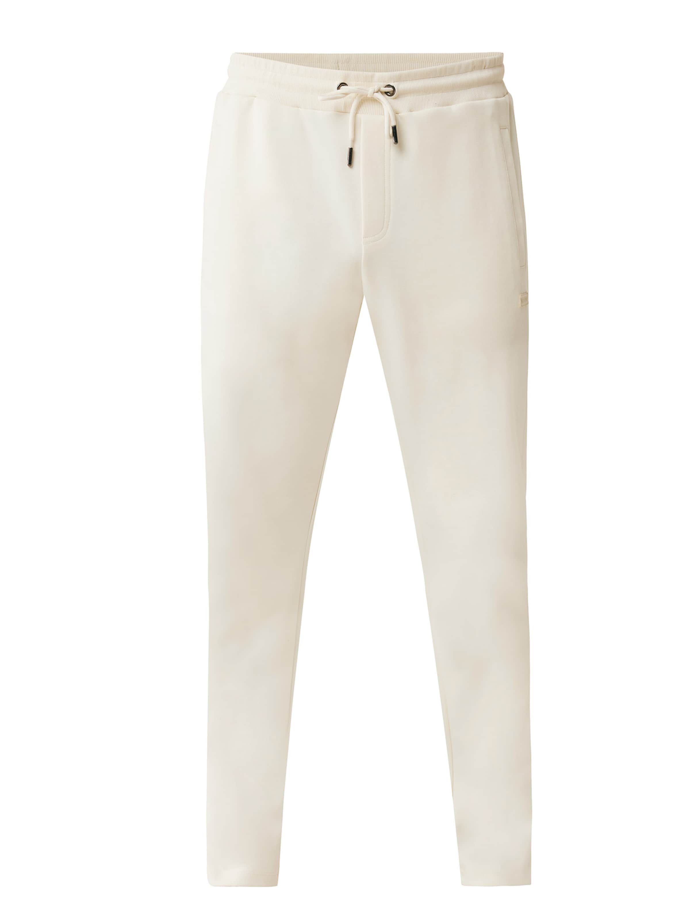 Regular Pantalon 'Zachary Essential' MEXX en blanc : devant