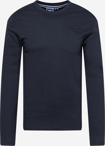 Superdry Shirt in Blauw: voorkant