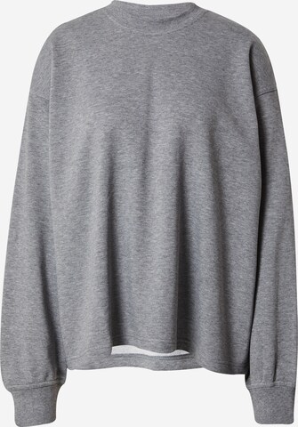 Sweat-shirt WEEKDAY en gris : devant