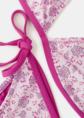 MANGO TEEN Triangle Bikini 'Kai' in Pink
