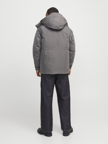 JACK & JONES Winter parka 'JORKANI' in Grey