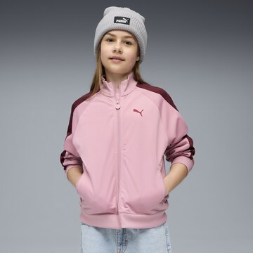 PUMA Sportjas 'T7 Always On' in Roze: voorkant