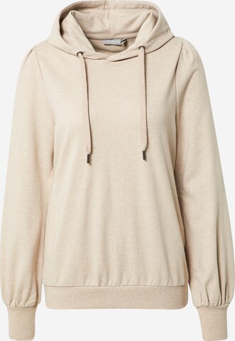 Fransa Sweatshirt in Beige: voorkant