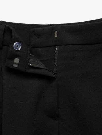 Koton Wide leg Pleat-Front Pants in Black