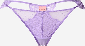 Tanga 'Posie' de la Hunkemöller pe mov: față