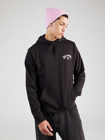 Sweat-shirt 'FOUNDATION' BILLABONG en noir : devant