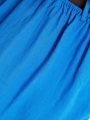 Bershka Poletna obleka | modra barva