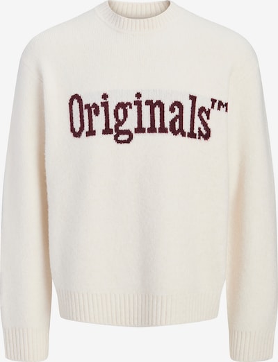 Pullover 'JORMONTREAL' in S JACK & JONES di colore cioccolato / bianco lana, Visualizzazione prodotti