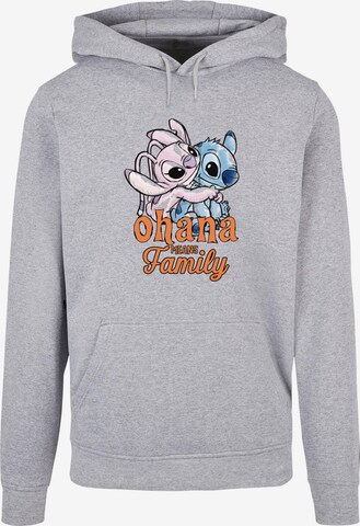 Sweat-shirt 'Lilo And Stitch' ABSOLUTE CULT en gris : devant