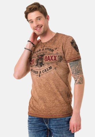 CIPO & BAXX Shirt in Bruin
