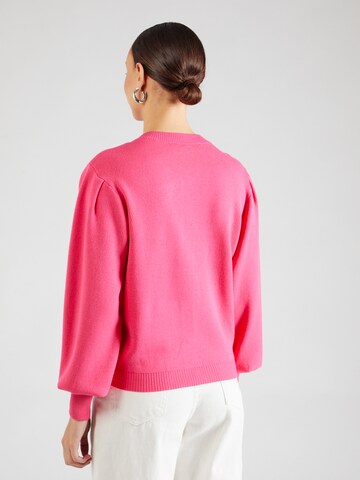 Y.A.S Knit Cardigan 'FONNY' in Pink