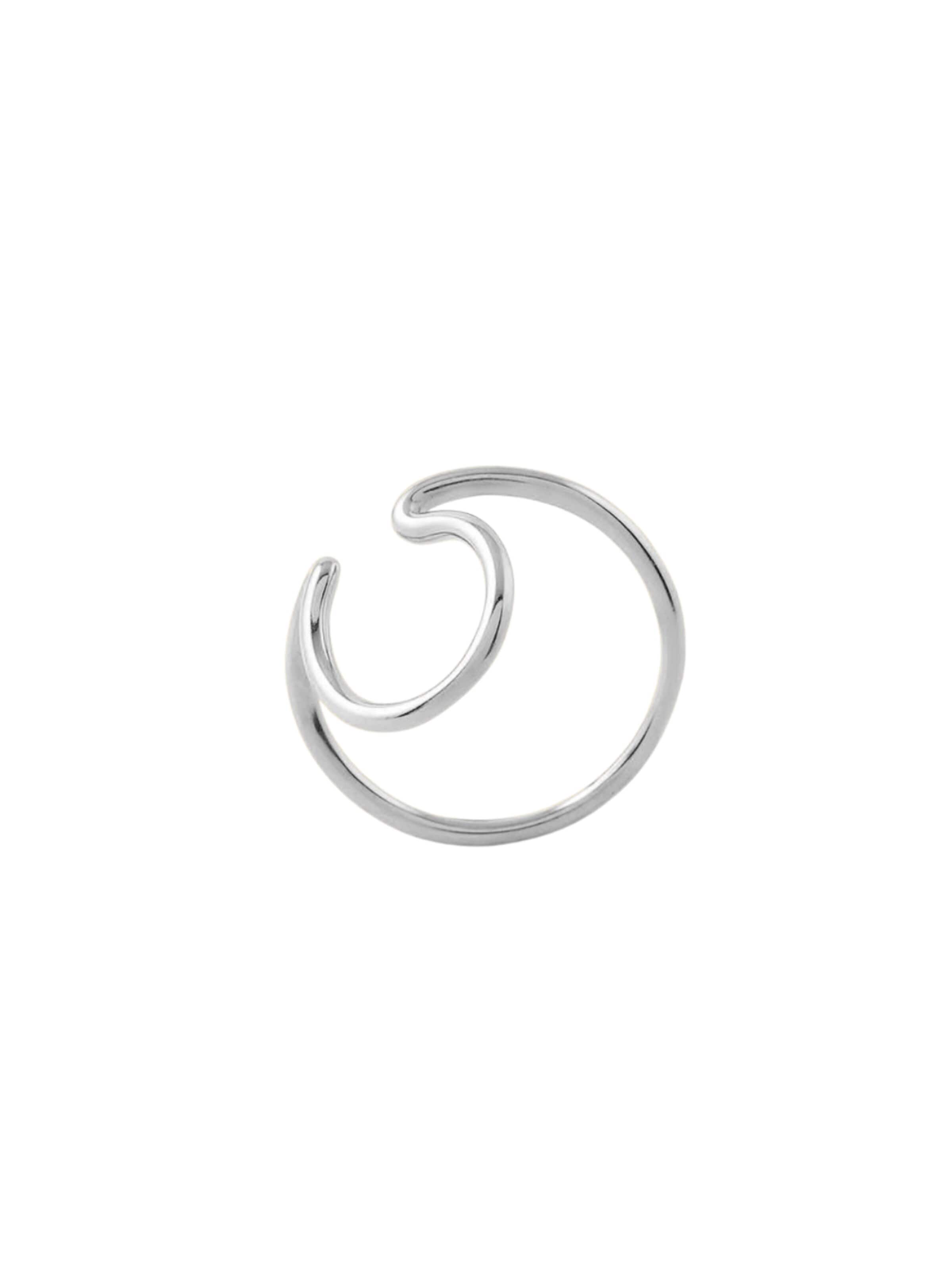 Orecchini 'Ear cuff Lou G/S' di YParis in argento: frontale