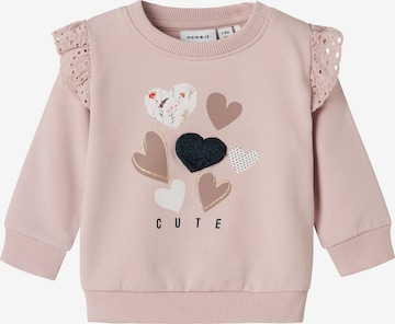 purpurinė NAME IT Megztinis be užsegimo 'NBFLUISA': priekis