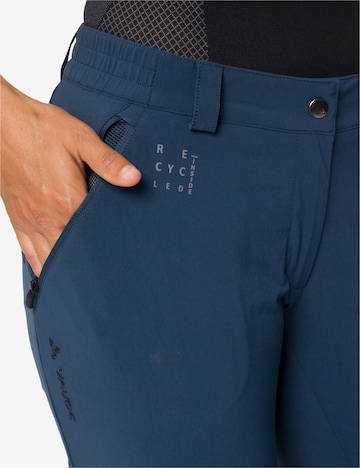 VAUDE Regular Functionele broek 'Yaras' in Blauw