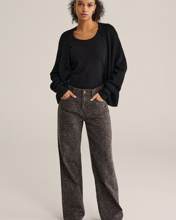 WE Fashion - Casaco de malha em preto