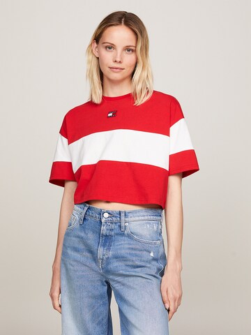 Tommy Jeans T-Shirt in Rot