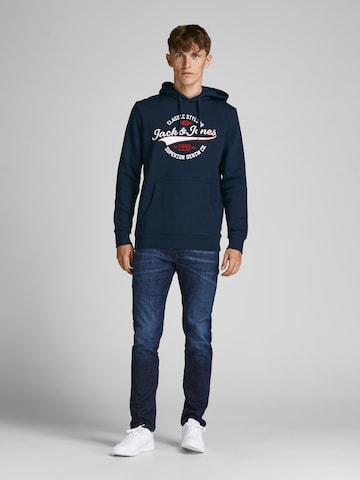 JACK & JONES Sweatshirt i blå