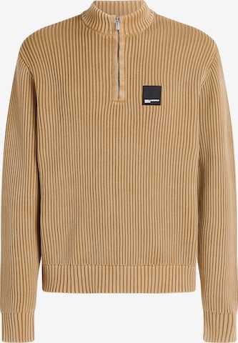 KARL LAGERFELD JEANS Neulepaita värissä ruskea: etupuoli