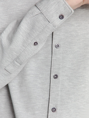 No Excess Regular Fit Hemd in Grau