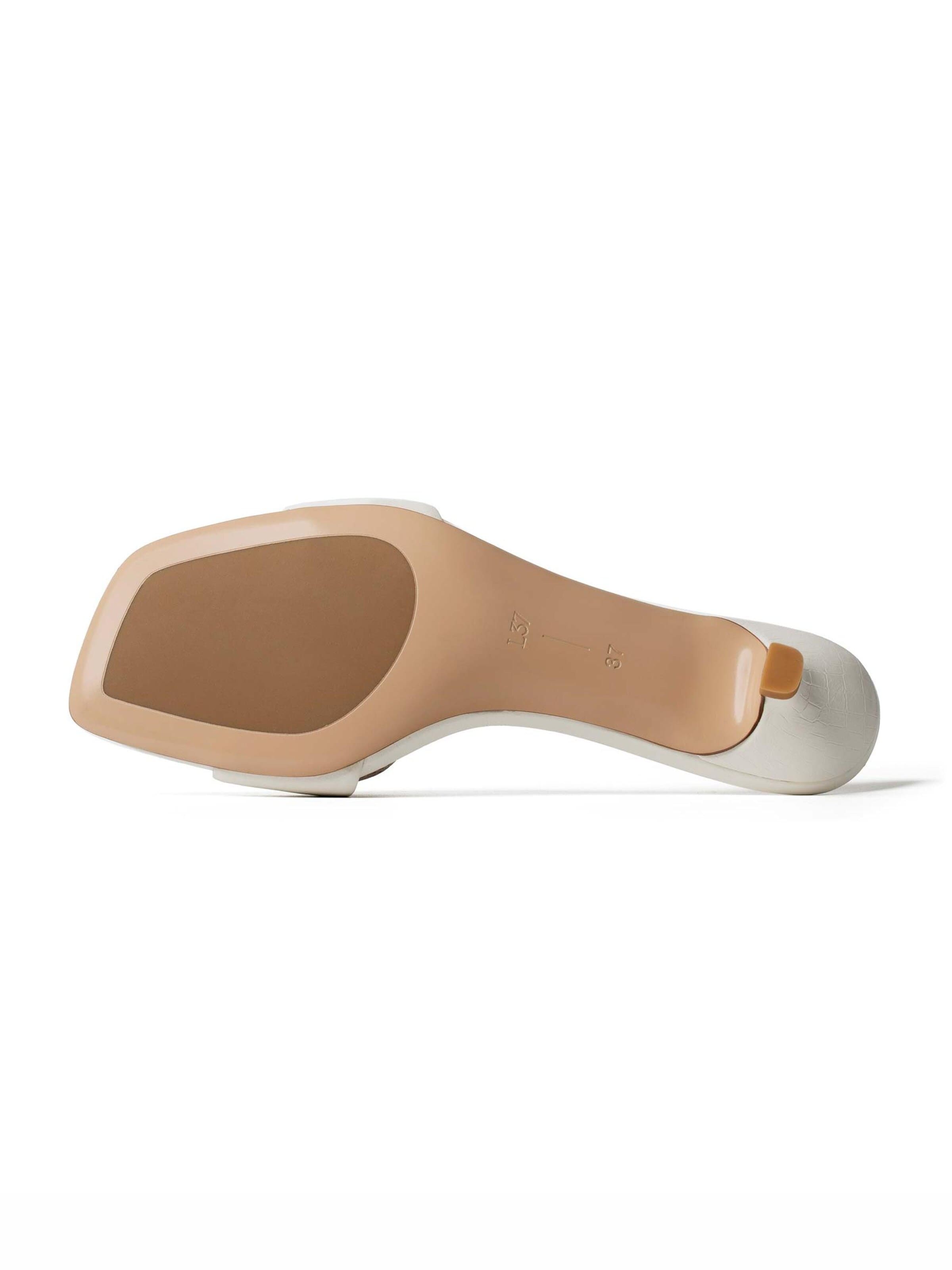 Zoccoletto 'DRESSED IN SUMMER AIR' di L37 HANDMADE SHOES in bianco
