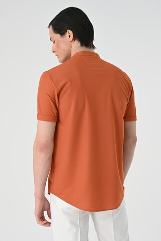 Antioch Slim fit Button Up Shirt in Orange