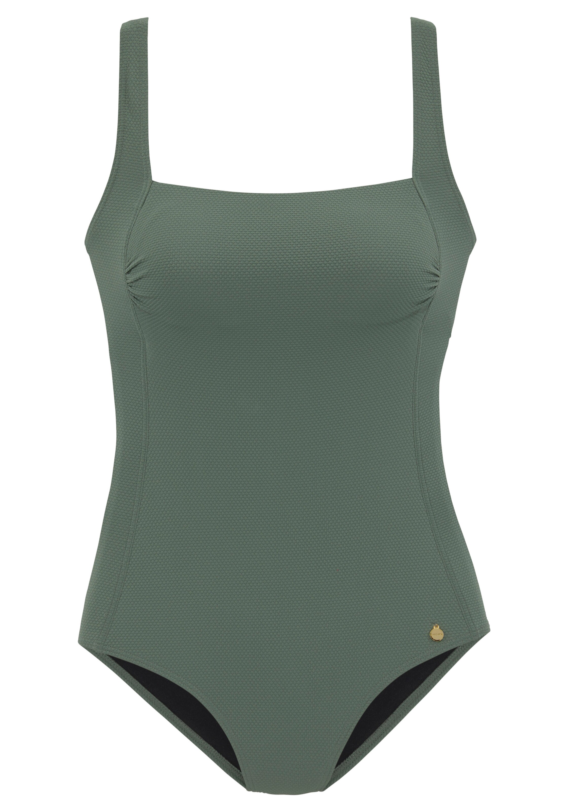 LASCANA Korzetová Plavky – zelená: přední strana