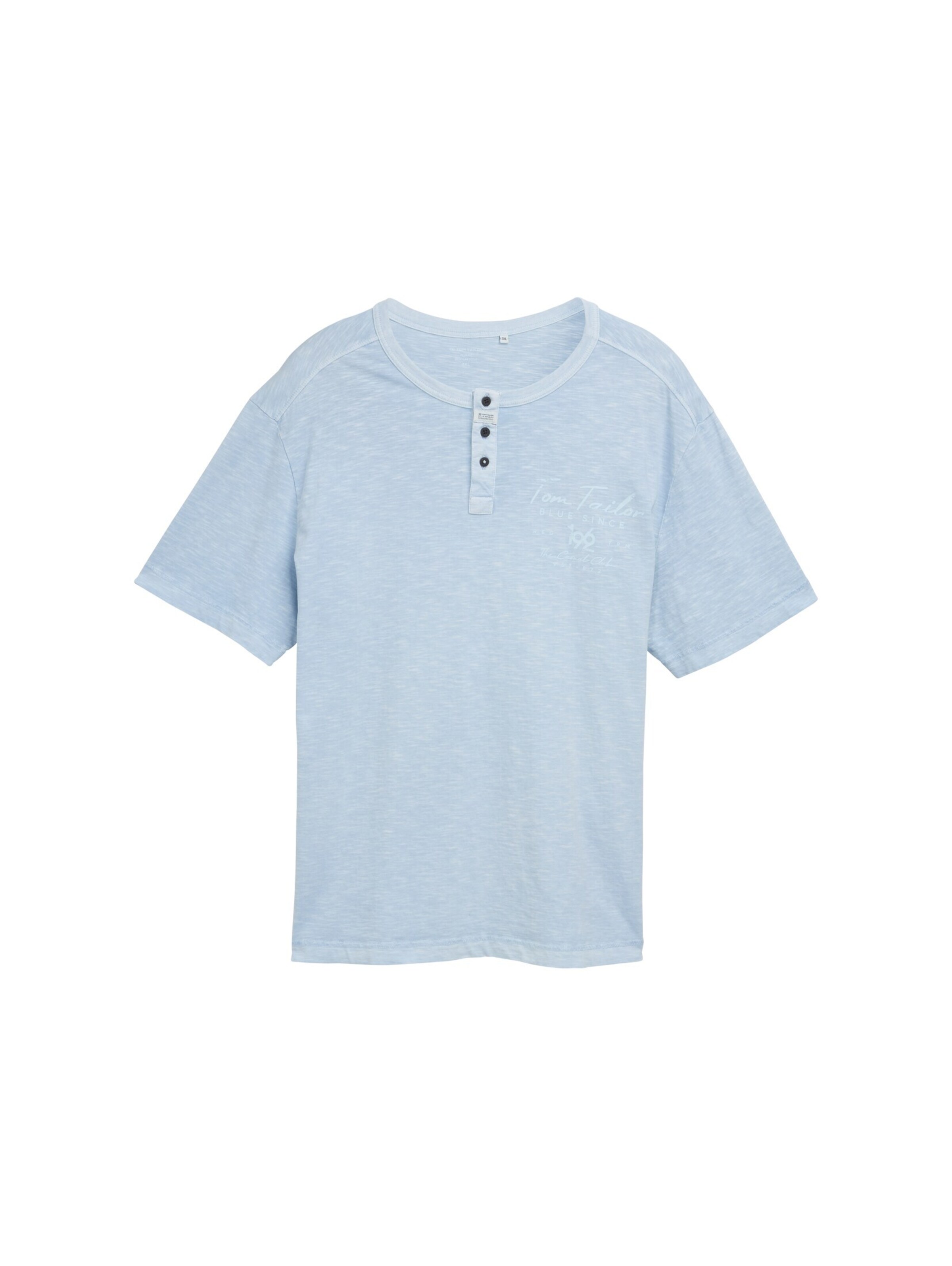 TOM TAILOR Men + T-Shirt in Blau: Vorderseite