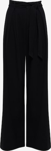 The Fated Wide leg Pants in Black: front