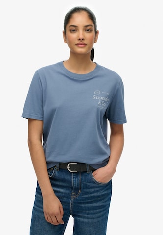 T-shirt Superdry & Co en bleu : devant