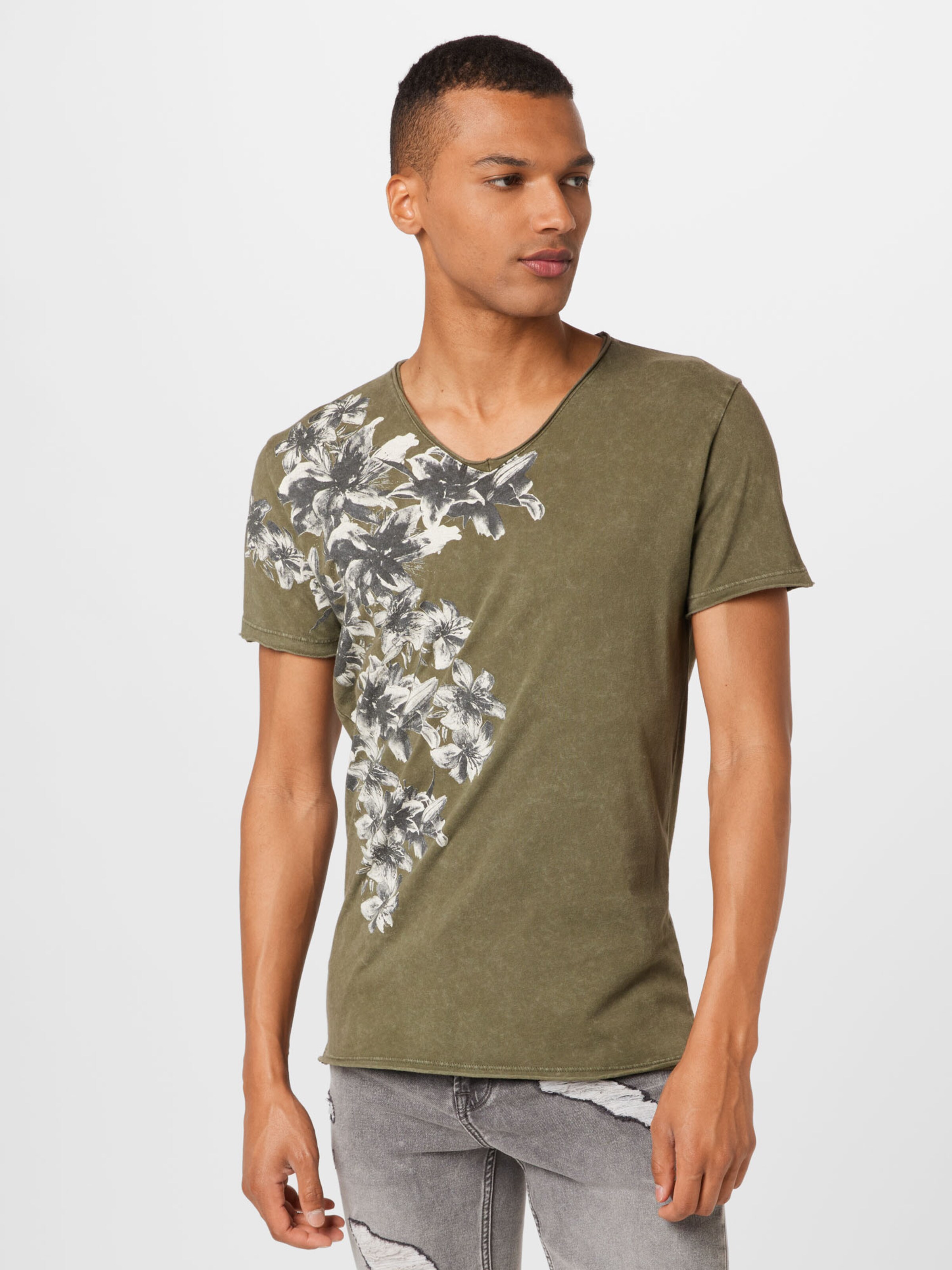 Männer Shirts Key Largo T-Shirt 'MAGIC' in Oliv - AD77828 Männer Shirts Key Largo T-Shirt 'MAGIC' in Oliv - AD77828