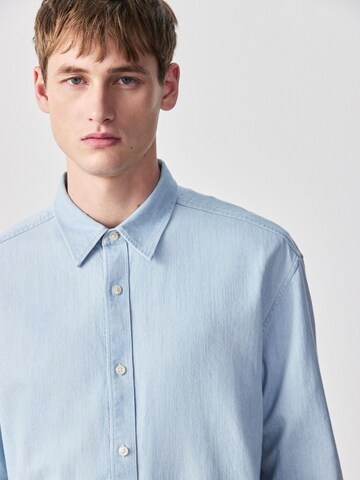 Coupe regular Chemise Next en bleu