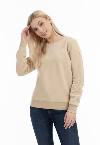 DreiMaster Maritim Sweatshirt 'Kilata' in Beige: voorkant