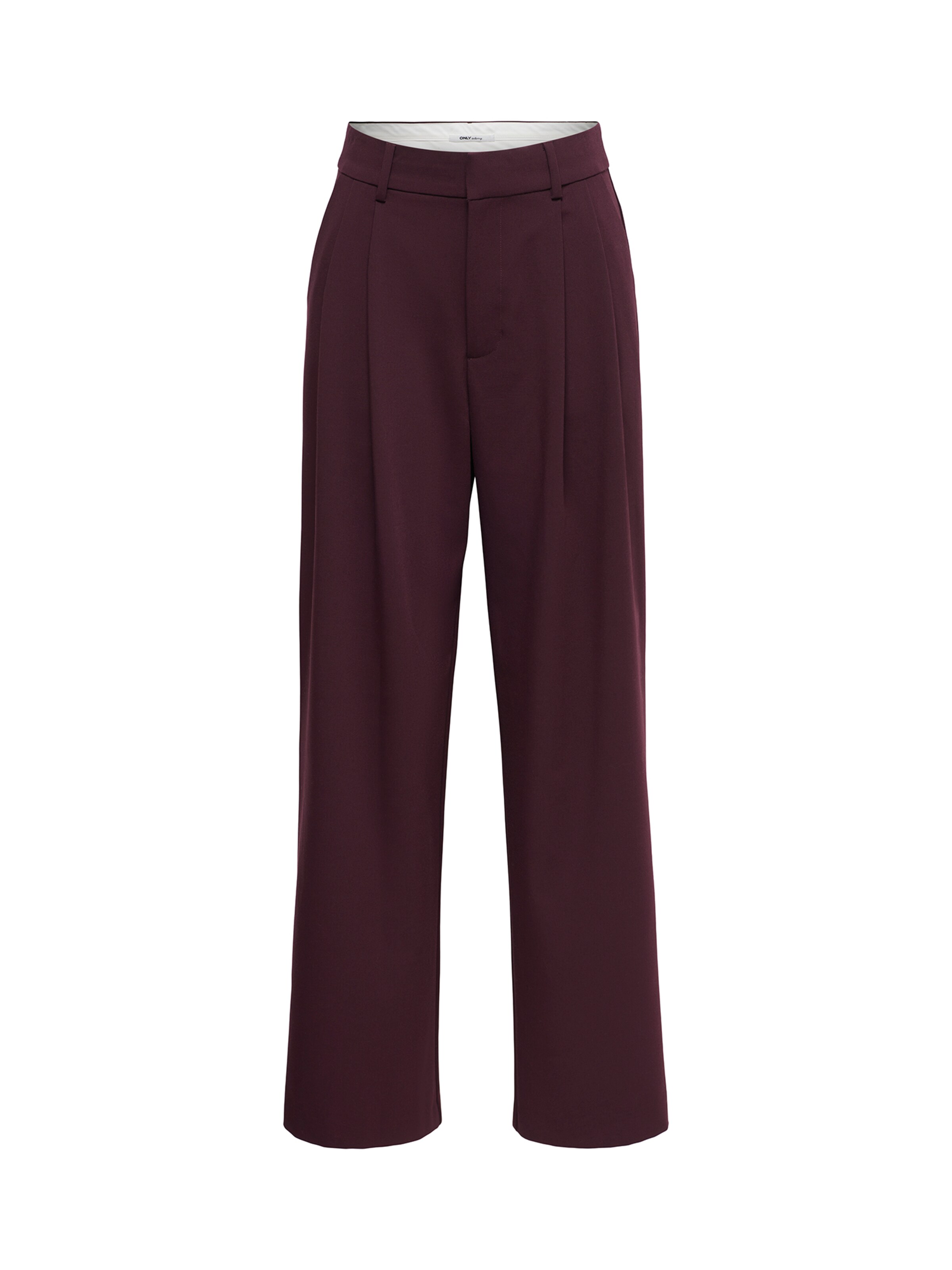 Wide leg Pantaloni con pieghe 'ONLSONJA' di ONLY in marrone: frontale