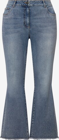 Angel of Style Flared Jeans in Blue: front