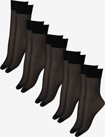 Esda Fine Stockings in Black: front