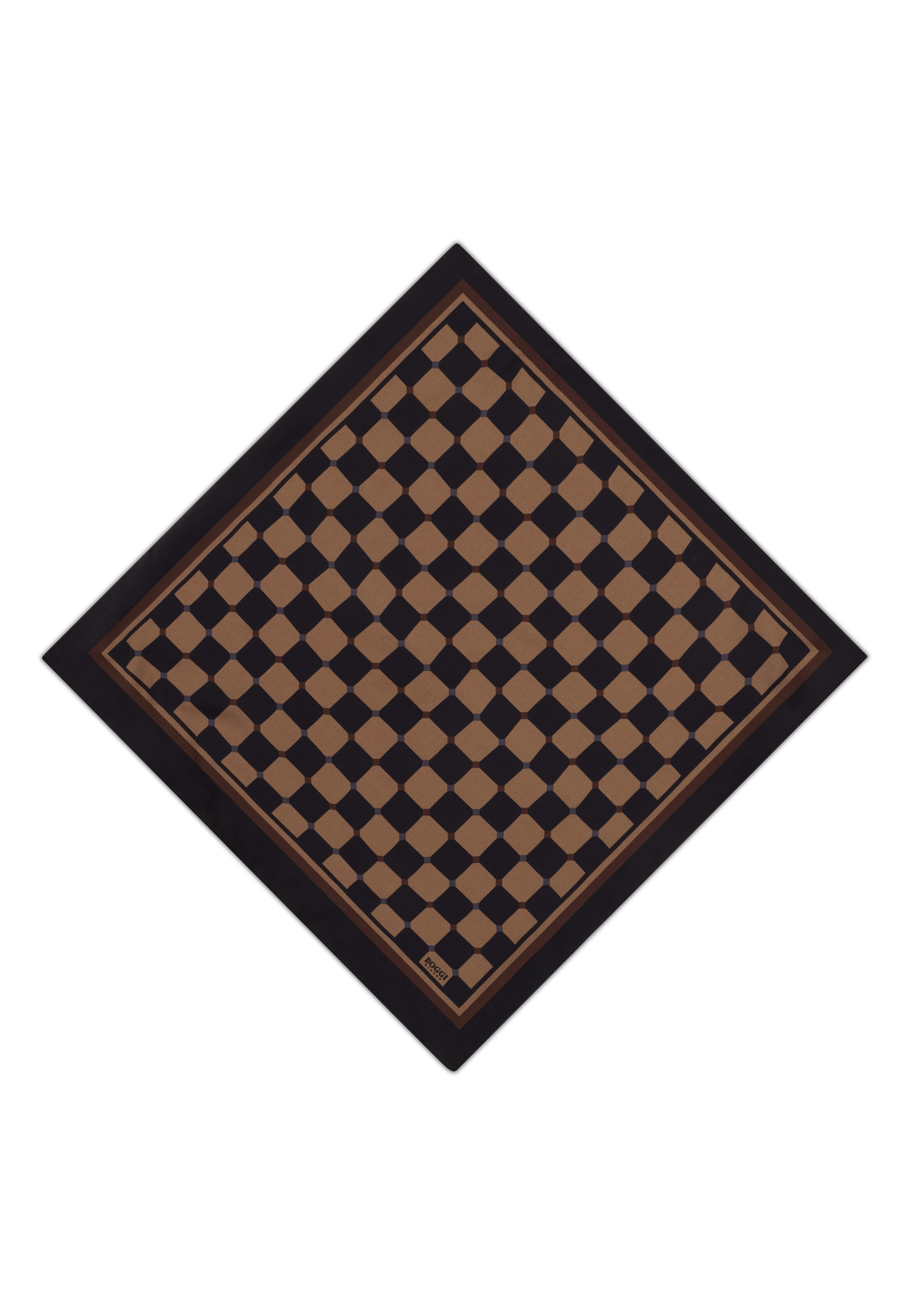 Foulard Boggi Milano en beige : devant