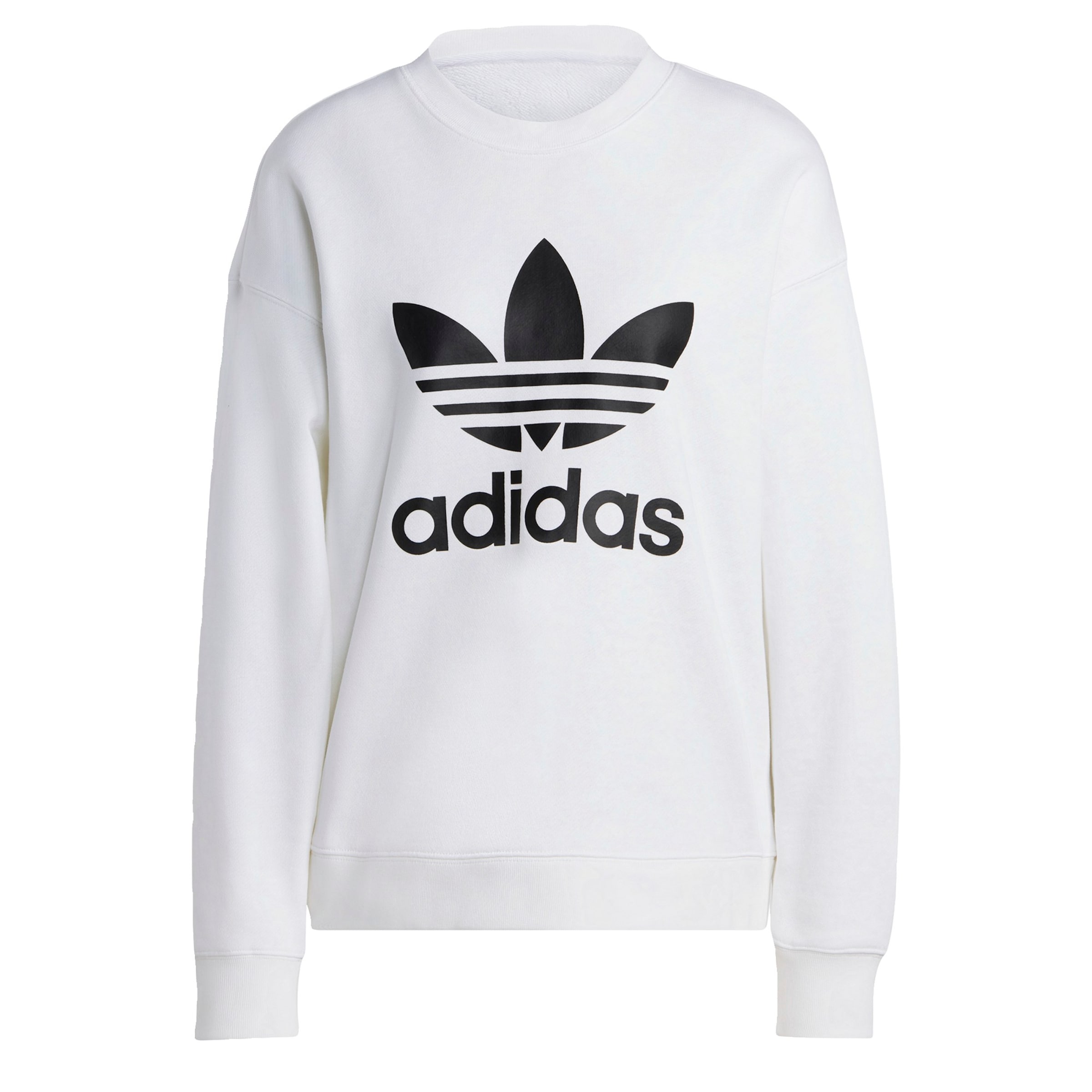 Adidas hoodie trefoil white online