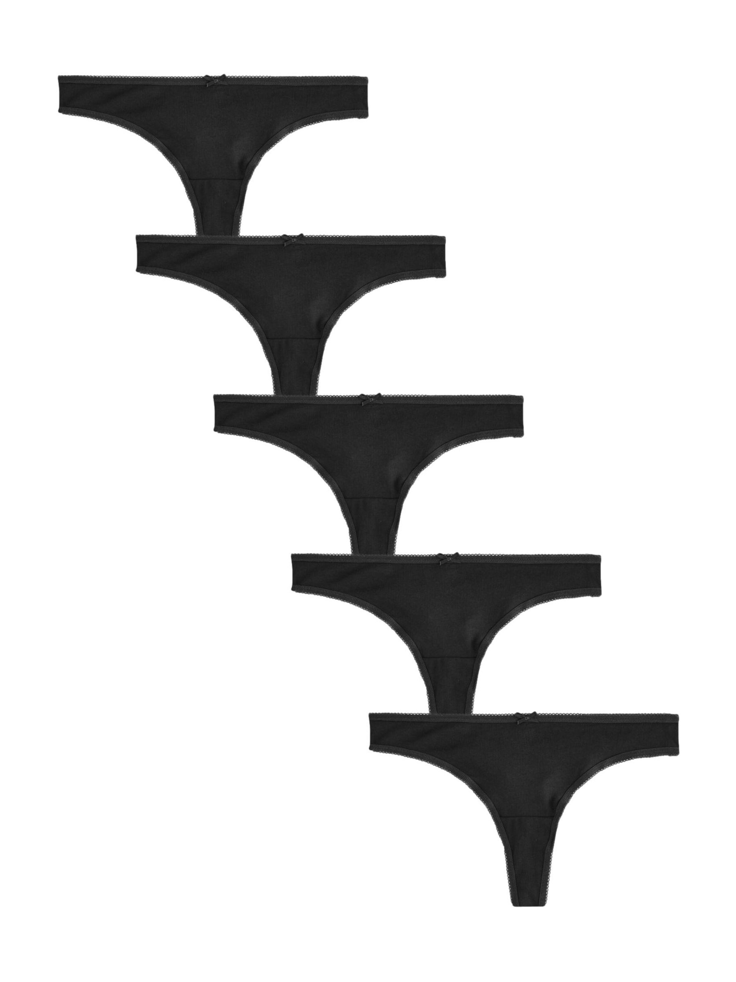 Next Stringit värissä musta: etupuoli